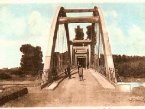 Le pont de Longwy vers 1950