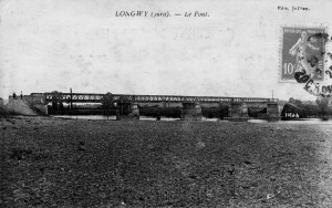 Premier pont sur le Doubs construit à Longwy en 1880